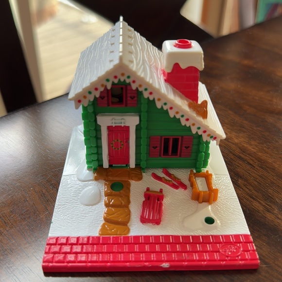 Polly Pocket Rare Vintage 1993 Holiday Ski Lodge Chalet House - Bluebird Toy - Picture 3 of 4